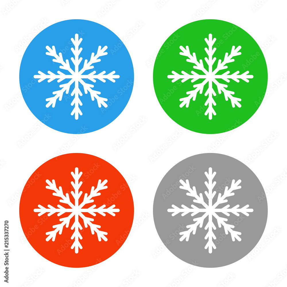 Snowflake icons set. Cold symbol. Vector. Snowflake icons set. Cold symbol. Vector.