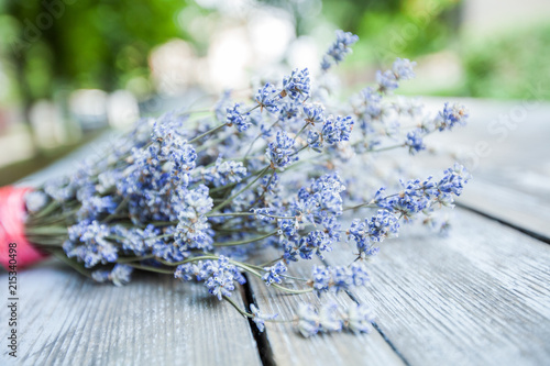 Fototapeta Naklejka Na Ścianę i Meble -  dried lavender flower  aromatic plant