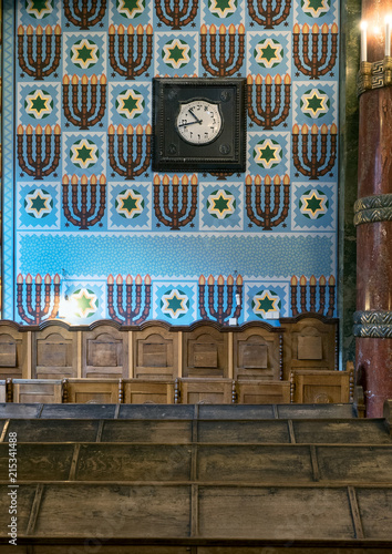 Photography Interior detail of Orthodox Synagogue, Budapest, Hungary