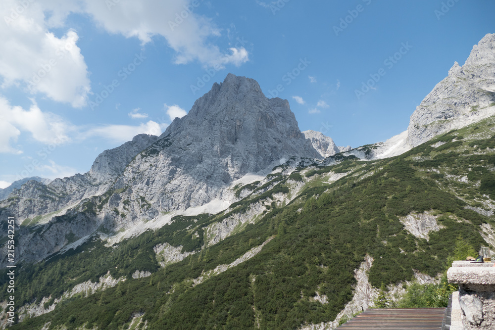 totes gebirge mountains in alps in austria