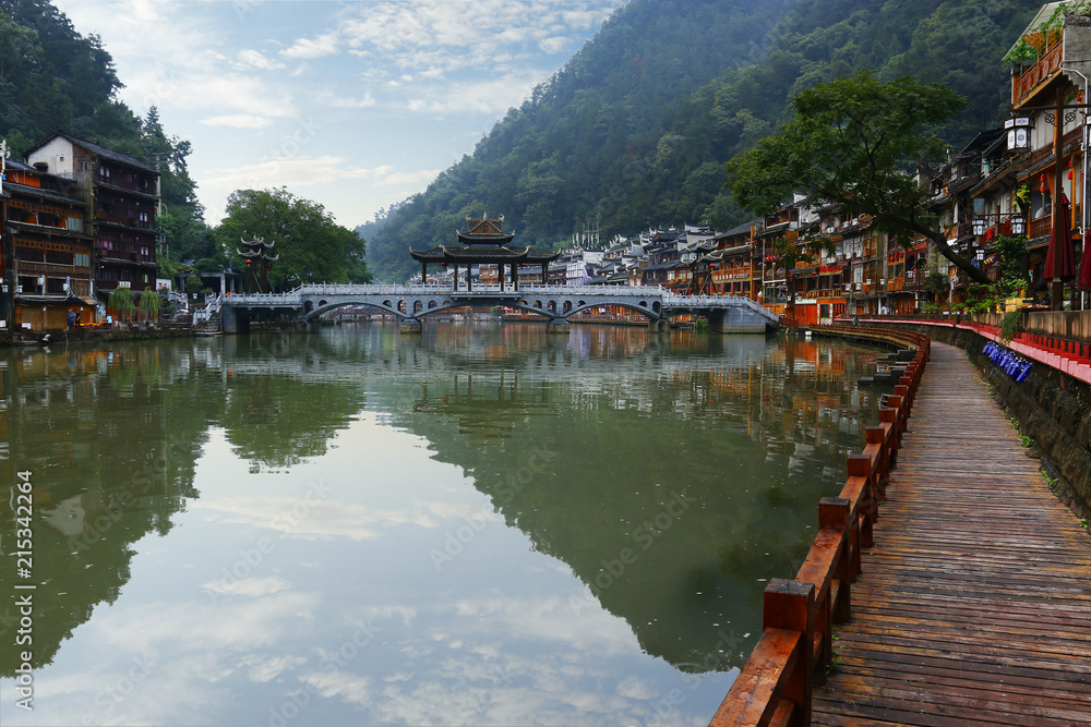  view of fenghuang antique city,China