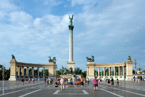 Heroes' square, Budapest, Hungary