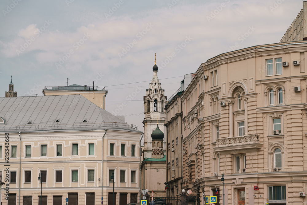 walk in Moscow, the streets of Moscow