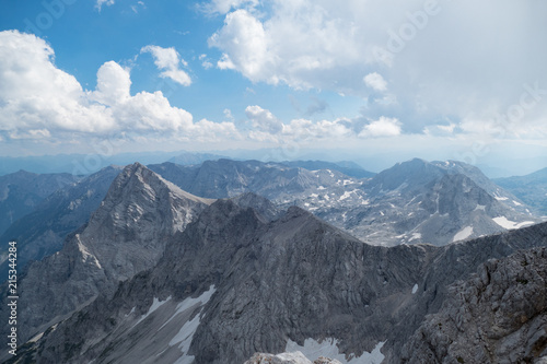 totes gebirge mountains in alps in austria photo
