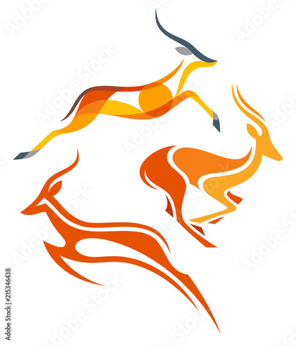 Stylized Antelopes - Impala