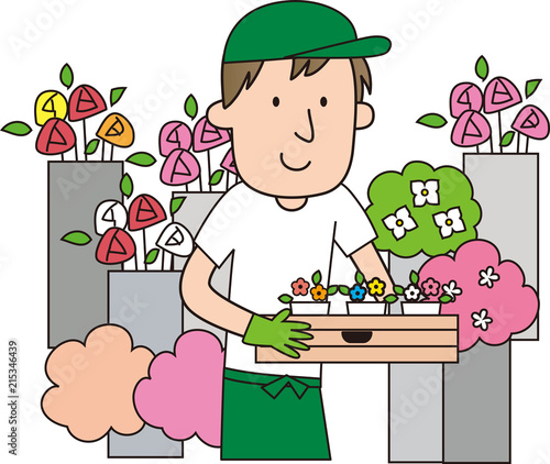 お花屋さん　スタッフ