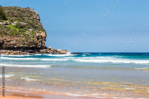 Sea view from Avalon Beach  NSW  Australia.