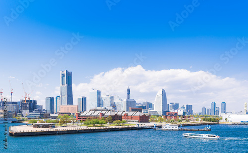 横浜 みなとみらい 全景