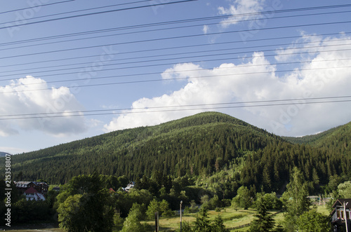 Landscape sky nature mountain blue forest 