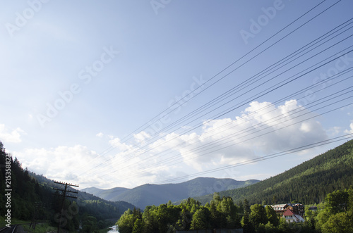 Landscape sky nature mountain blue