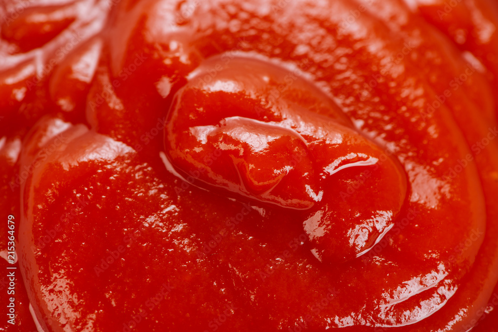 Bowl of tomato sauce OR ketchup, closeup Bowl of tomato sauce OR ketchup, closeup