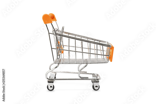 Orange handel shopping cart photo