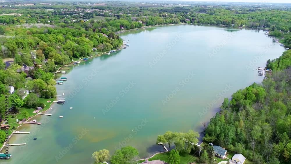 Lake Country Aerial in Washington County Wisconsin Lake Country Aerial in Washington County Wisconsin