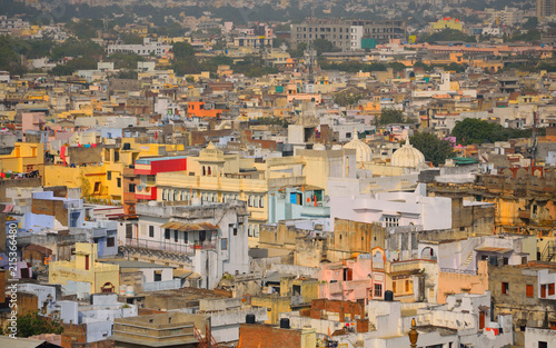 Udaipur city houses pattern.
