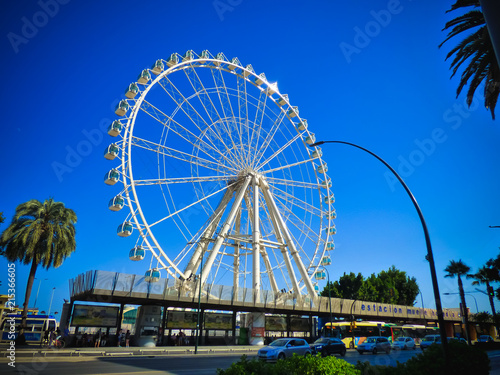 Noria de Malaga. Ciudad de Andalucia  Espa  a