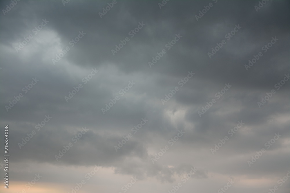 ominous clouds, Nimbostratus, rolling in, before the storm strikes.