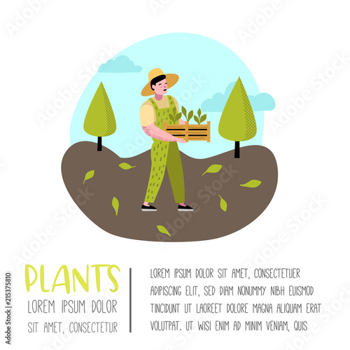 Gardening Cartoons Poster