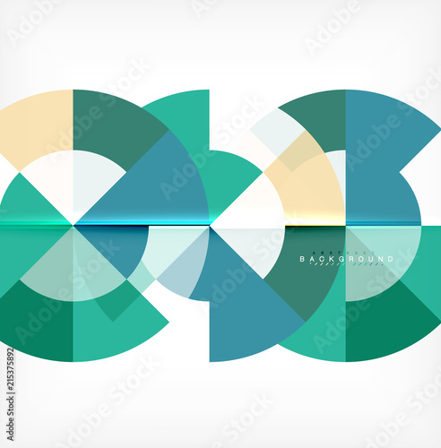 Modern circle abstract background