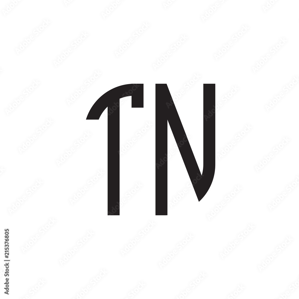 Obraz premium two letter monogram logo