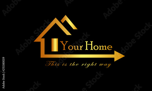 Golden Real Estate Home Logo
