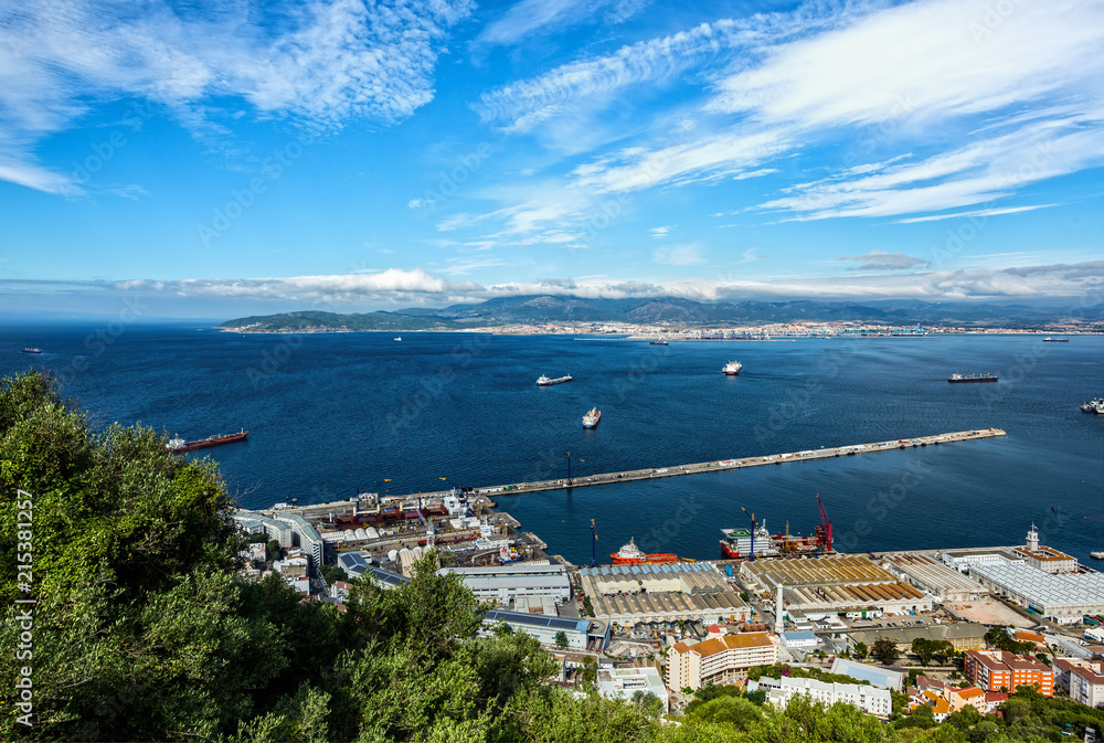 Coast of Gibraltar, port