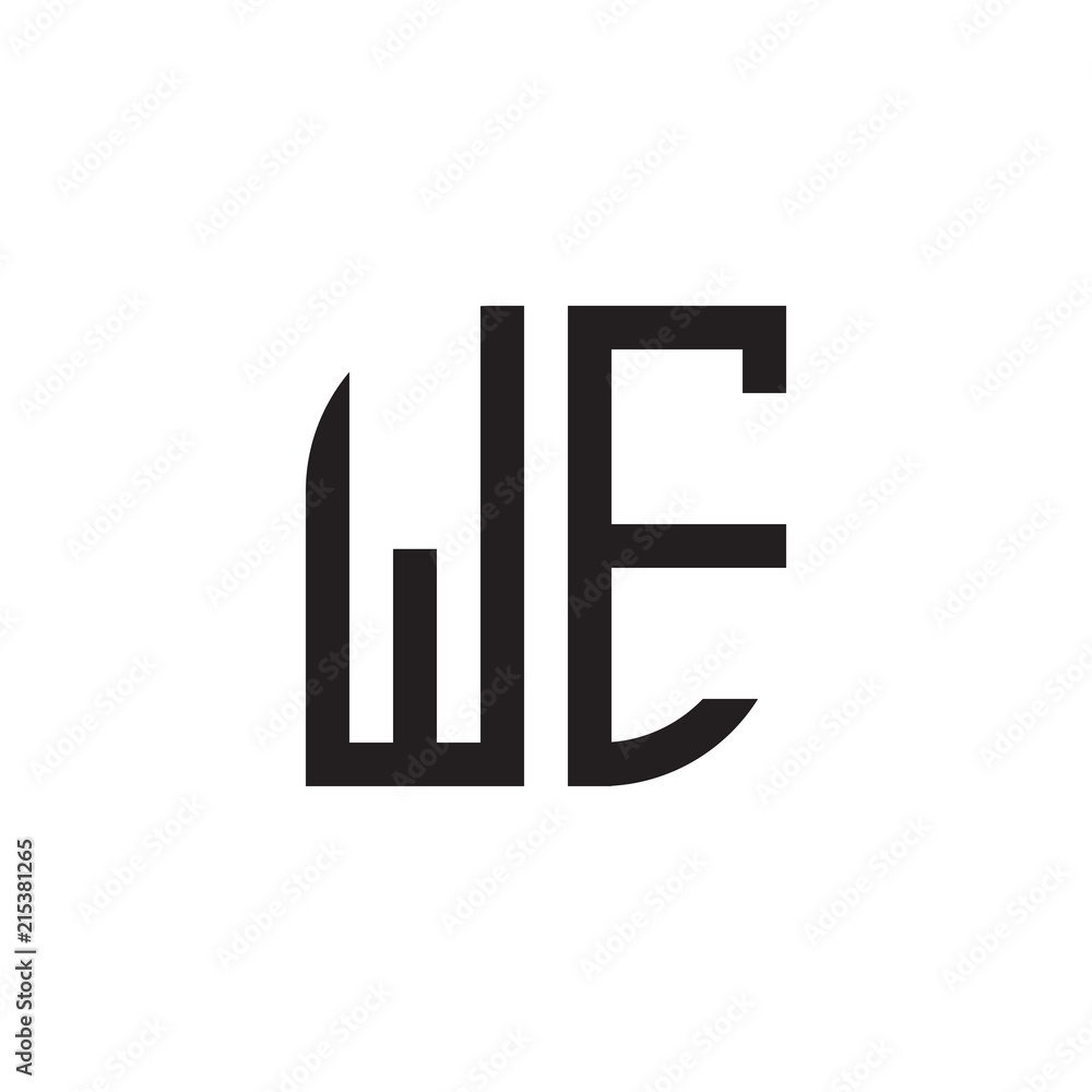 Obraz premium two letter monogram logo