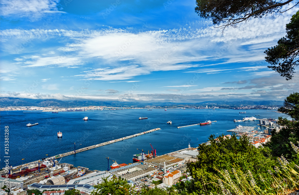 Coast of Gibraltar, port