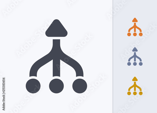 Merged Arrows - Pastel Cutwork Icons photo