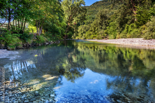 Natisone river at Biarzo  a small village close to Cividale del Friuli  Udine province  Friuli Venezia Giulia region  Italy.