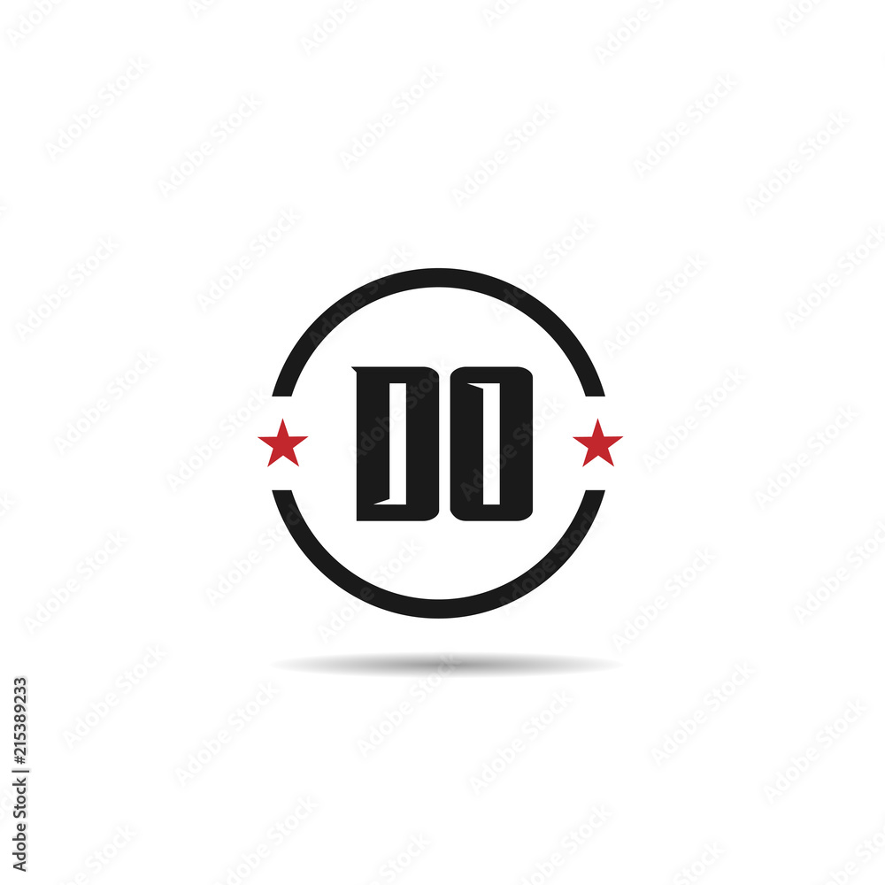 Initial Letter DO Logo Template Design Initial Letter DO Logo Template Design