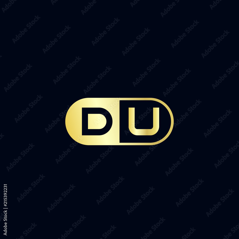 Initial Letter DU Logo Template Design Initial Letter DU Logo Template Design