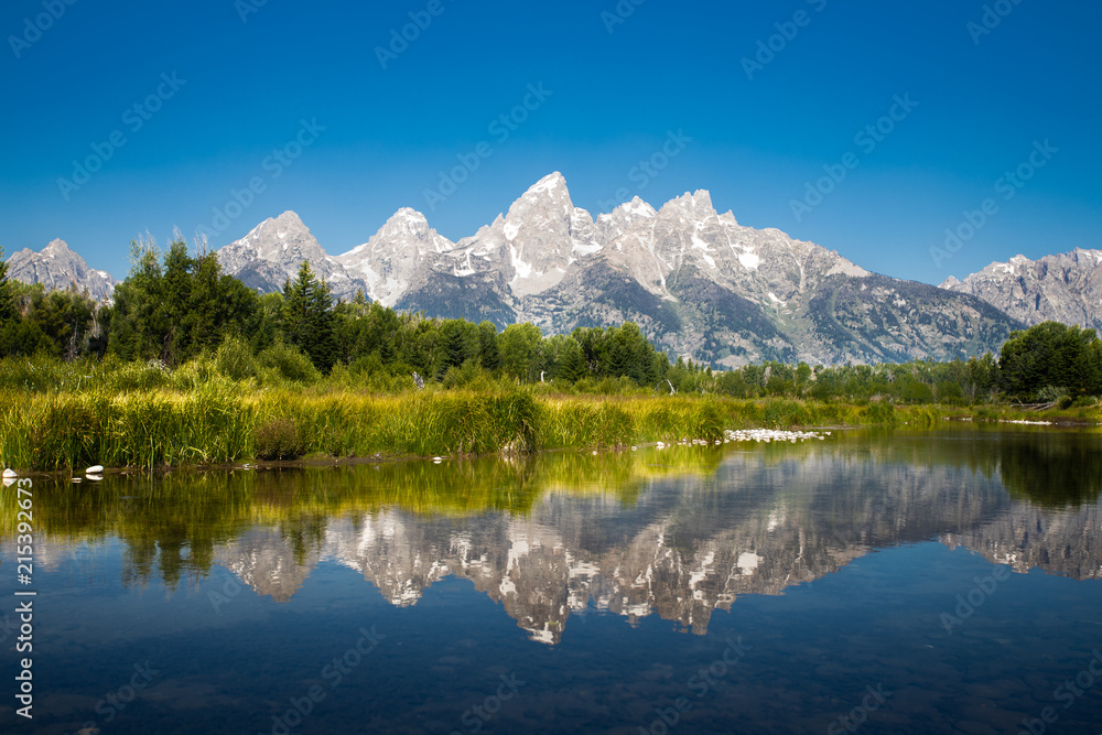 The Reflection of Grand Teton National Park