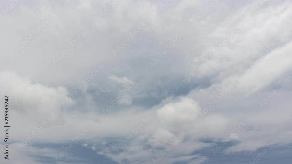 Clouds moving fast and blue sky - time lapse Clouds moving fast and blue sky - time lapse