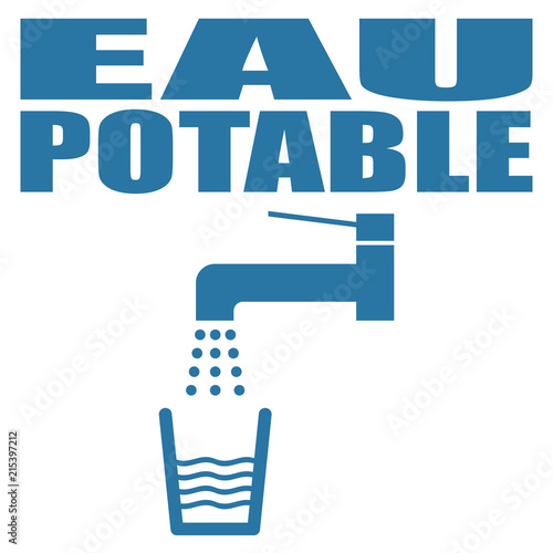 Logo eau potable.