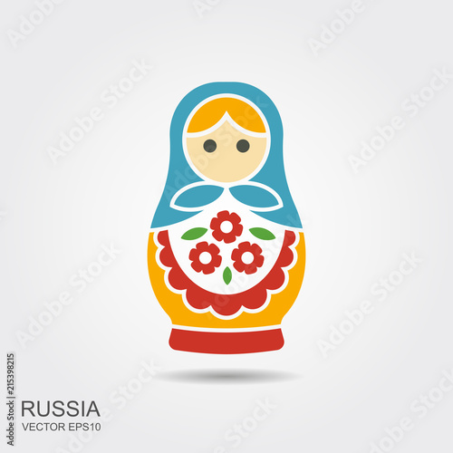 Russian traditional doll souvenir - matryoshka