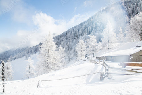 winter road in the Alps © Igor