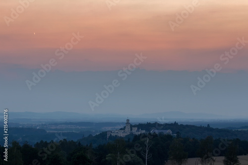 Renaissance chateau Hluboka nad Vltavou in sunset © Space Creator