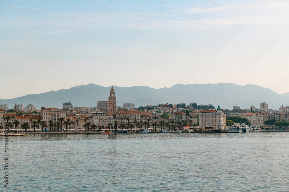 Beautiful old town Split in Croatia