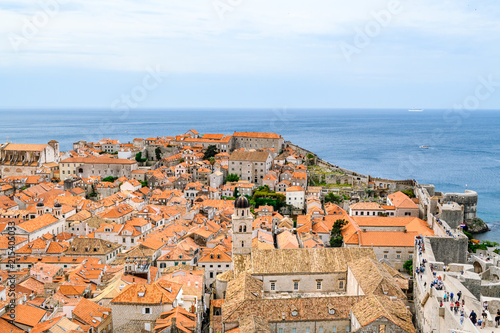 Beatiful view of famous Dubrovnik old & world heritage city of Croatia