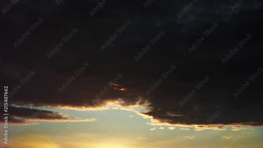 Timelapse of altocumulus clouds during sunrise Timelapse of altocumulus clouds during sunrise