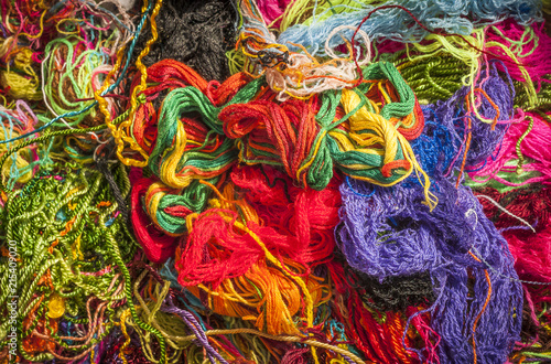 Colorful threads, texture © Наталия Федоришин