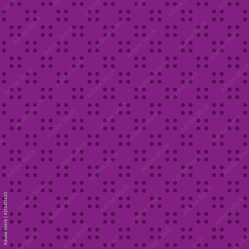Fabric swatch with circular seamless pattern polka dot motif. Fabric swatch with circular seamless pattern polka dot motif.