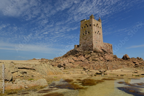 Seymour tower, Jersey, U.K.
Uninhabited 18th century Napoleonic military tower built 2km from shore only reached at low tide. photo