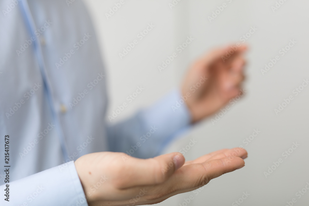 Fototapeta premium hand of man