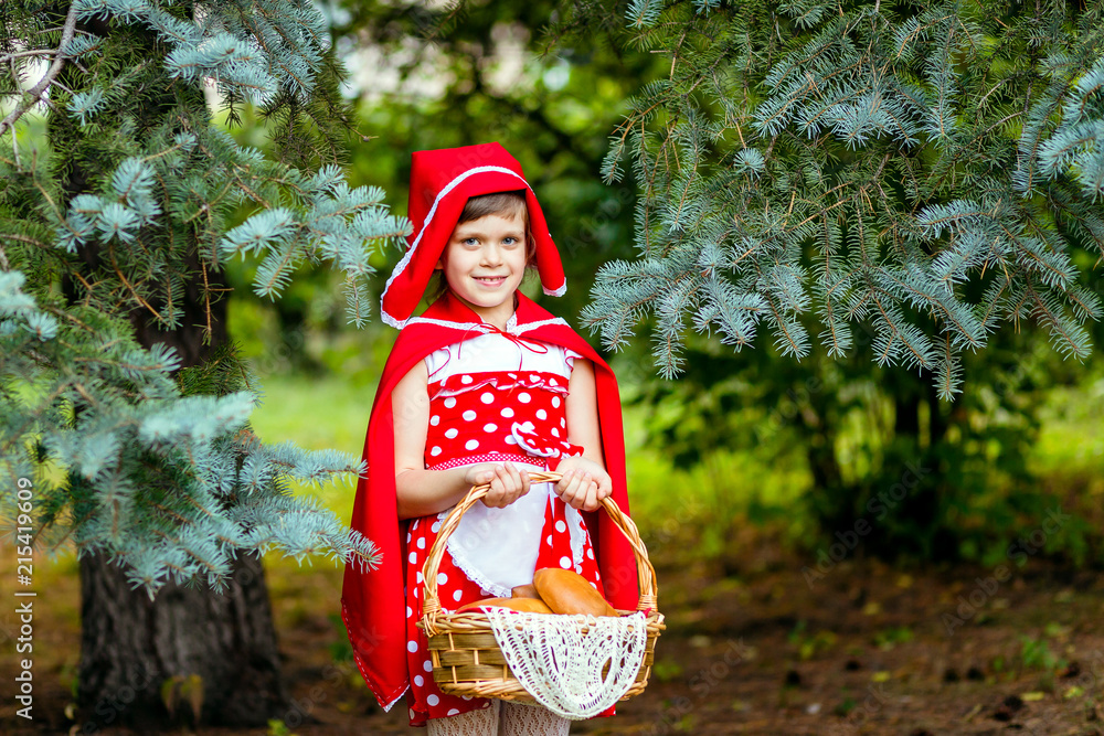 girl with a basket of pies in the forest girl with a basket of pies in the forest