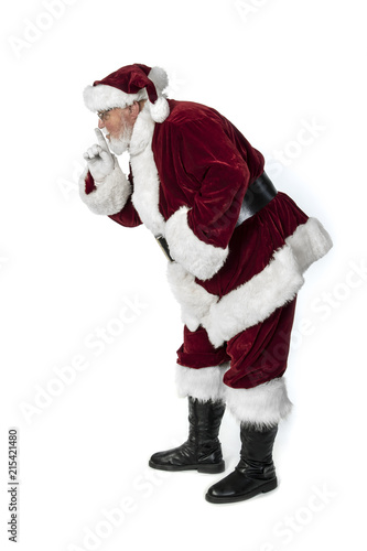 Santa Claus quiet side pose