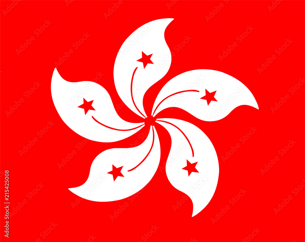 Obraz premium Hong Kong Flag
