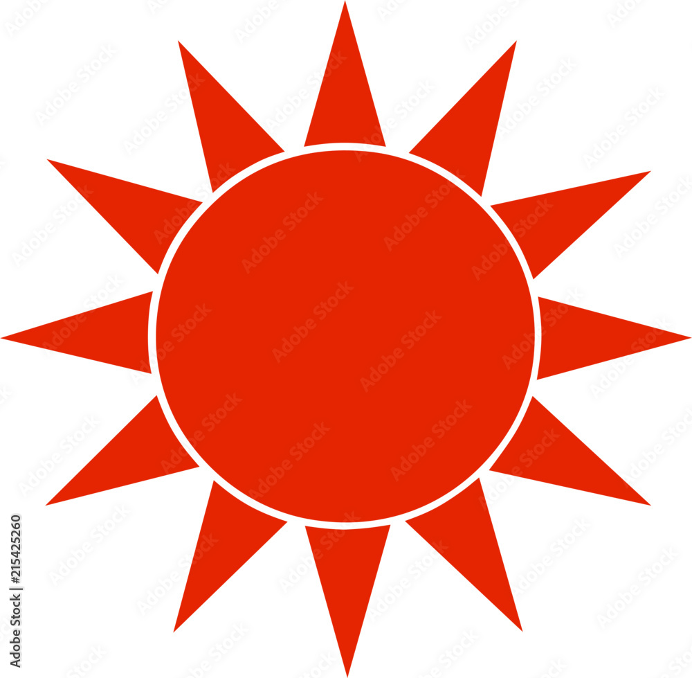 Indigenous Tribal Sun Symbol