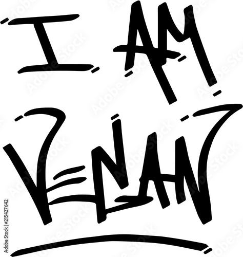 i am vegan