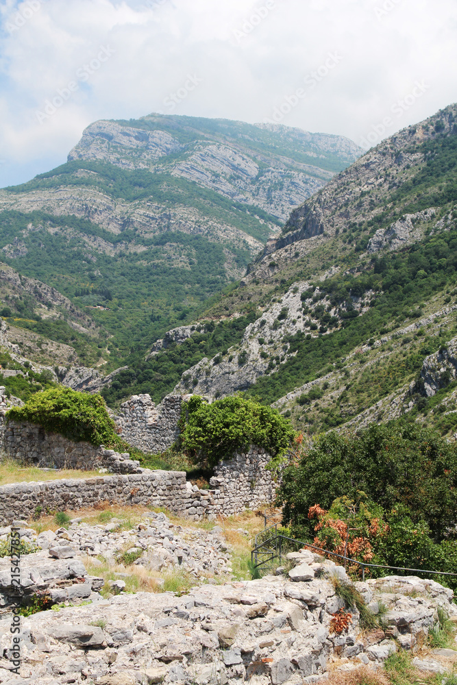 Fototapeta premium Old Bar citadel, Montenegro